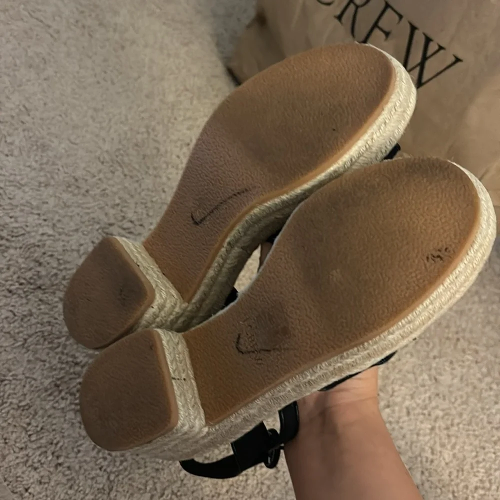 J Crew Platform espadrille heeled sandals BW889